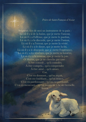 Prière de Saint-François d’Assise