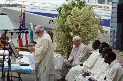 15 Août 2017, Port-La-Nouvelle, 2-Messe à la Criée